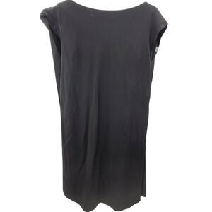 Ter‎ Et Bantine Vintage Black Stretch Short Cap Sleeve Shift Dress size medium